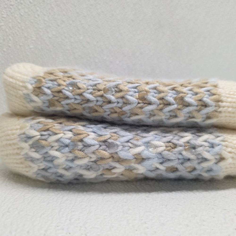Bliss Spa Lounge Socks Womens 5-10 Blue Aloe Infused Sherpa Lined Slipper Socks - Picture 14 of 15